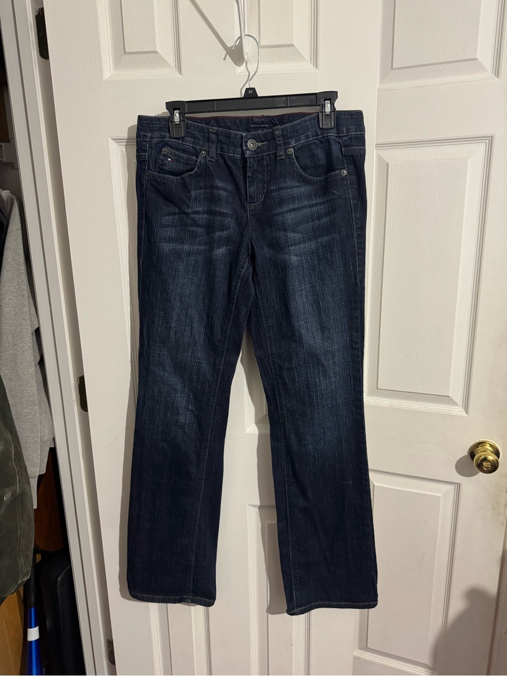 Women's Dark Indigo Straight-Leg Jeans Tommy !!!